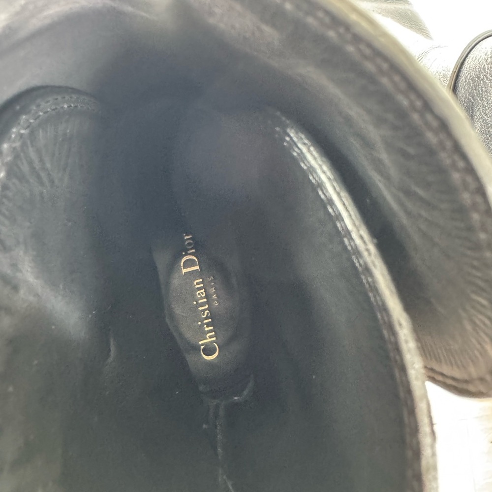 Dior Black Leather Women's Boots - Picture 5 of 6